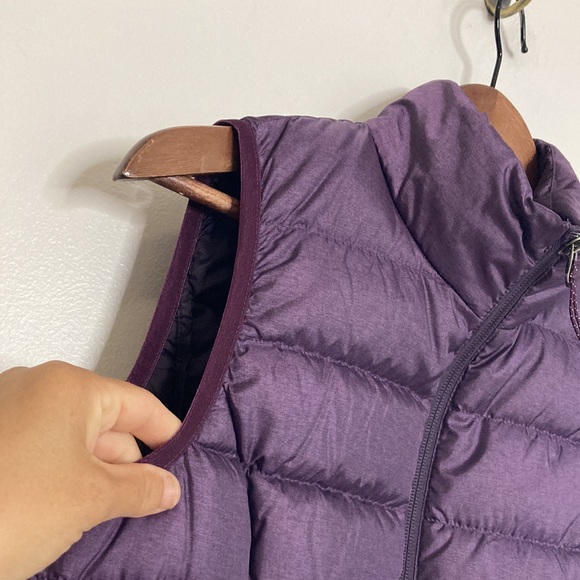 Eddie Bauer Vest Womens XS Purple EB650 Goose Down Puffy Fall Winter - Picture 6 of 15